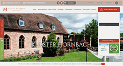 Desktop Screenshot of kloster-hornbach.de